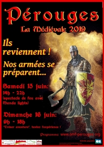Affiche Fête Médiévale 2019